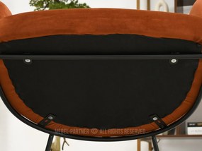 Fotoliu Baggie F (cupru + negru). Promo -15%. 1109882