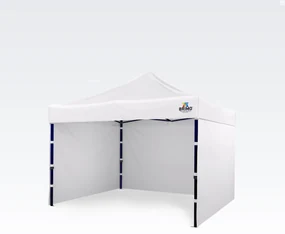 Cort pliabil evenimente 3x3m - cu 3 pereți - Alb