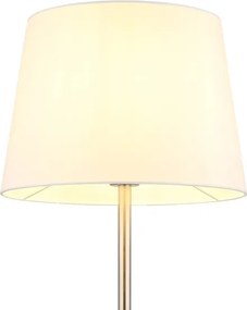 Globo 40100101 - Lampă de podea JORIS 1xE27/40W/230V alb/crom mat