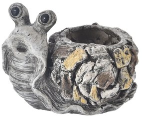 InDecor Ghiveci ceramic pentru flori melc Ebi, 30x 23 x 23 cm
