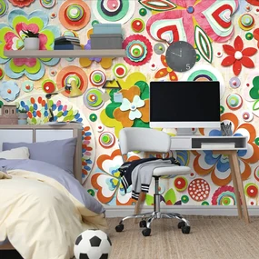 Tapet abstracția florilor
