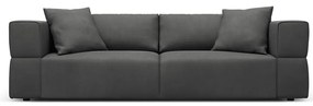 Canapea gri închis 248 cm Esther – Milo Casa