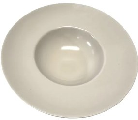 Farfurie pentru paste, ceramica, Bej cenusiu, 28 cm