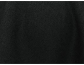 Scaun de sufragerie negru tapițat Kanoa – Makamii