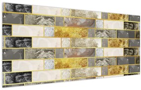 Tablou - Decor cu texturi (120x50 cm)