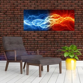 Tablou cu tensiunea de curent (120x50 cm)