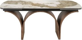 Masa extensibila deosebita design LUX Marble 180-260x100cm