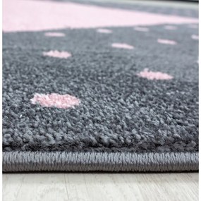 Covor pentru copii roz/gri 80x150 cm Bambi – Ayyildiz Carpets