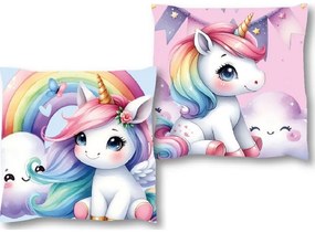 Unicorn Clouds pernă decorativă 38x38 cm