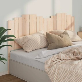 Tablie de pat, 206x4x110 cm, lemn masiv de pin 1, Maro, 206 x 4 x 110 cm