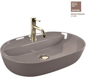 Lavoar Aura bej lucios L61 cm