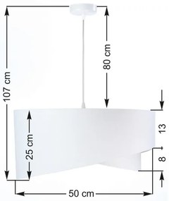 Lustră pe cablu GALAXY 1xE27/60W/230V