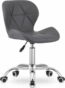 PROMO SCAUN DE BIROU GRI AVOLA DIN PIELE ECO II. CALITATE