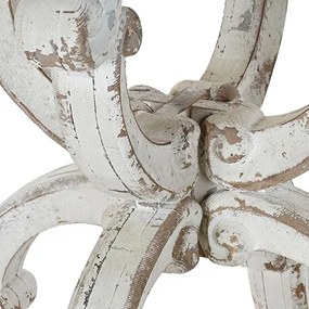 Deco masa rotunda Rococo din lemn 79 cm