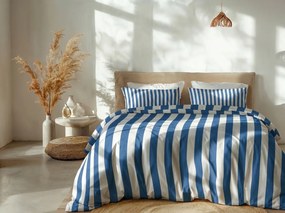 Lenjerie de pat din bumbac ANNEFLEUR KOBALT albastru Dimensiune lenjerie de pat: 2 ks 60 x 70 cm | 240 x 200 cm