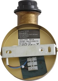 Lampă de perete vintage aurie fără abajur - Matt