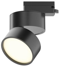 Spot LED, accesoriu pentru sinele monofazate Unity, Onda negru