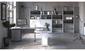 Bibliotecă modulară albă 89x113 cm Prima – Tvilum