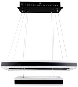 Lustră LED dimabilă pe cablu LED/113W/230V 3000K negru