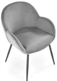 Scaun tapitat K480 - Gri