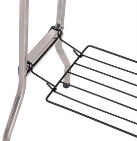 Outsunny Barbecue pe Carbune Pliabil Portabil in Otel 104x33x70cm