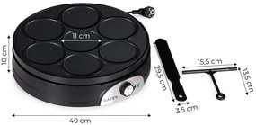 Tigaie electrică pentru clătite și clătite 1500 W