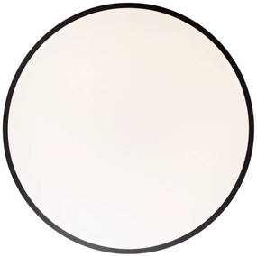 Brilliant - Plafonieră dimerizabilă LED SLIMLINE, 60W/230V, Ø 49 cm, neagră + telecomandă