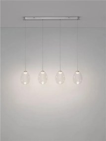 Lustra LED suspendata decorativa BRITA 4L