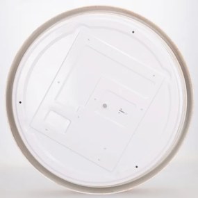 Brilagi - Plafonieră LED dimabilă FLOCO, 48W, 230V, Ø 40 cm, lemn/negru + telecomandă