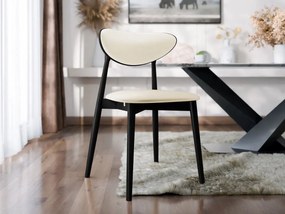Scaun sufragerie KD 65 C (Negru + crem) . Promo -17%. 1103478