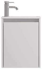 Corp de baie COMO 40 cm cu lavoar, alb mat