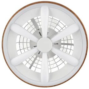 Ventilator LED RGBW dimabil de tavan GAIANO LED/24W/230V + telecomandă