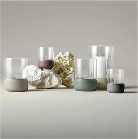 Sfeșnice pentru lumânări pastilă 2 buc. din sticlă Calma – Blomus