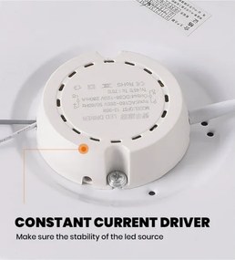 Brilagi - Plafonieră LED dimabilă SMART STARS, 36W, 230V, Ø48 cm, Wi-Fi Tuya + telecomandă