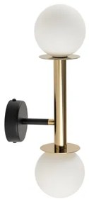 Lampă de perete DAISY 2xG9/12W/230V auriu/negru/alb
