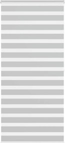 vidaXL Jaluzea tip zebra gri deschis lățime țesătură 105,9cm poliester