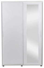 Pantofar cu cuier Adore Porto Maxi, 2 usi cu oglinda, 12 rafturi, capacitate 32 perechi incaltaminte, 120 x 187 x 38 cm