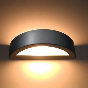 Aplică ATENA 1xE27/60W/230V gri