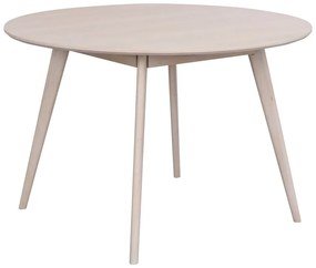 Masă de dining rotundă cu blat cu aspect de lemn de stejar 115x115 cm Yumi - Rowico