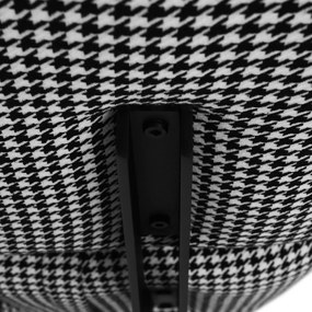 Scaun pivotant de lux, cu model / negru, KAILAN