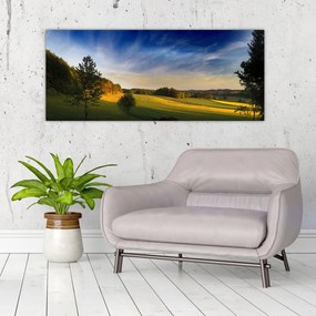 Tablou - Lunca de munte (120x50 cm)