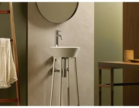 Bathco 4086 - Lavoar VOLTA pe blat Ø 35 cm, porțelan/alb