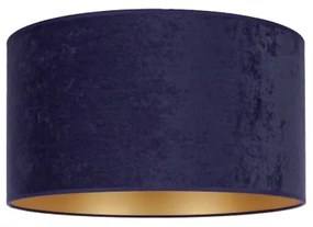 Duolla - Plafonieră ROLLER 1xE27/15W/230V d. 40 cm albastră/aurie