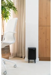 Coș de gunoi negru mat din oțel 4 l Bo Hi – Brabantia