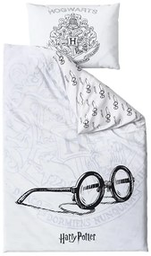 Lenjerie de pat luminoasa HARRY POTTER VISION alba Dimensiunile lenjeriei: 70 x 90 cm | 140 x 200 cm