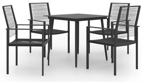 vidaXL Set mobilier de grădină, 5 piese
