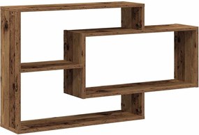 vidaXL Raft de perete, lemn vechi, 104x20x58,5 cm, lemn prelucrat