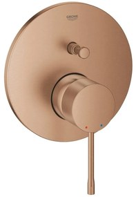 Grohe Essence Baterie cada dus incastrata, cupru mat (brushed warm sunset)