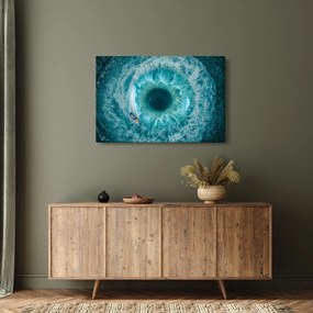 Tablou marea cu barca (90x60 cm)
