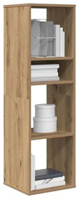 vidaXL Bibliotecă, stejar artizanal, 34x31x112 cm, lemn prelucrat